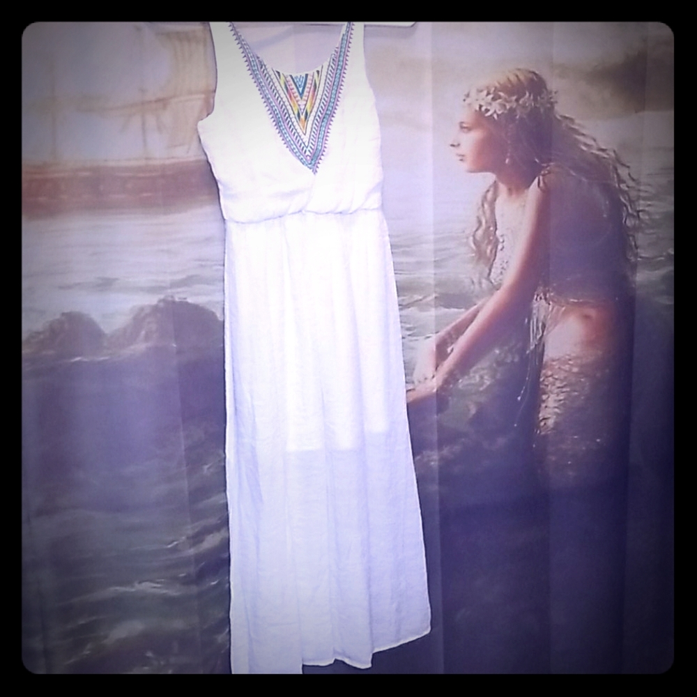 White summer dress